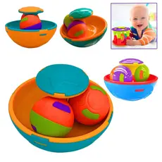 Chocalho Mordedor Infantil Bebê Sensorial Brinquedo Peão