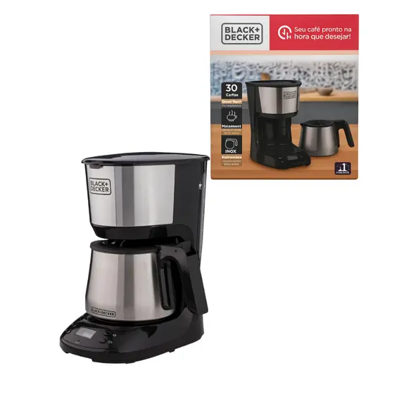 Cafeteira Elétrica Programável Black Decker 30 Xícaras 127V Cm250