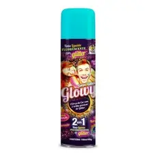 24 Glowy/tinta/ Glitter Fluorescente Azul Claro