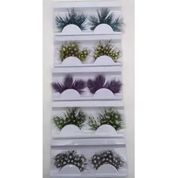 18 Pares Cilios Postiços Sortidos