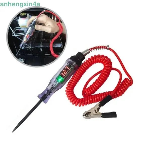 Caneta De Teste De Sonda De Diagnóstico De Carro ANHENGXIN , Testador De Circuito De Tensão Multifuncional Com Display D