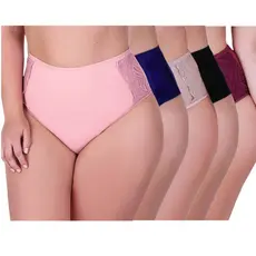 Kit Calcinha Plus Size Lateral Larga Leve e Confortável