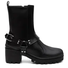 Bota Feminina Cano Curto Tratorada + Bolsa Roma Moderna