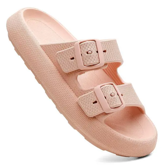 Chinelo Papete Nuvem Feminino/Masculino Slide Tira Dupla Fivela Casual