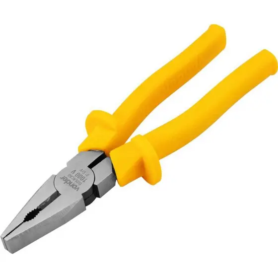 Alicate Universal 8 Polegadas Marca Vonder Isolado 1000 v Crv Com Prensa Terminal 36.62.000.008