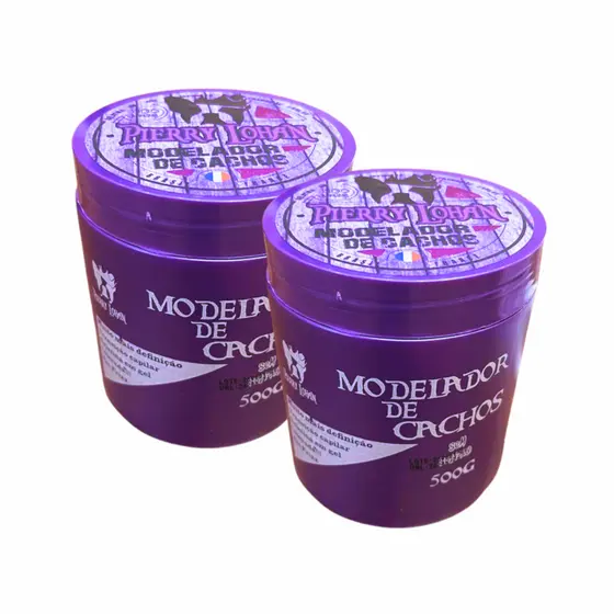Kit 02 Modelador De Cachos Pierry Lohan 500g cachos perfeitos