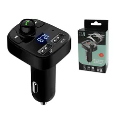 Transmissor FM Bluetooth X8 Carro MP3 Player USB Carregador 3.1A Handsfree