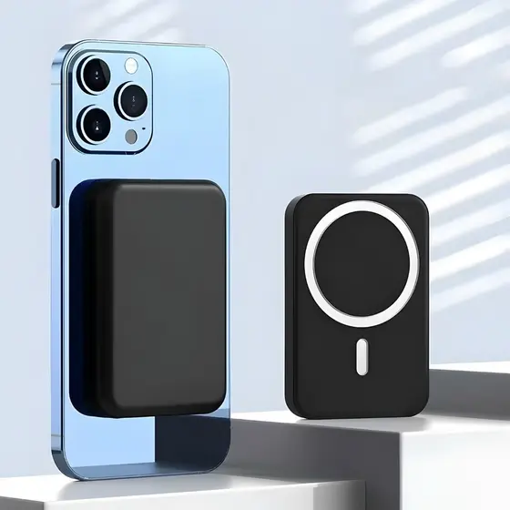 Bateria Portátil Powerbank Indução Para iPhone SU