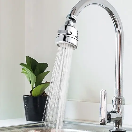 Bico Adaptador De Torneira Com 3 Jatos Reguláveis, Bico Torneira Giratória 360°Cozinha Ming