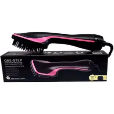 Secador de Cabelo Escova Elétrica 2 em 1 110V Escova Secadora Modeladora Alisadora Profissional