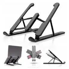 Suporte Para Notebook Dobrável Ajustável Ergonômico Resistente Base Antiderrapante Portátil