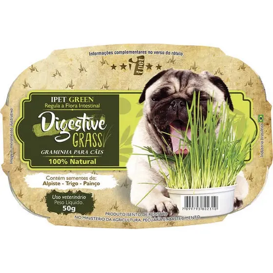 Graminha Para Cães Digestive Grass IPet 50g