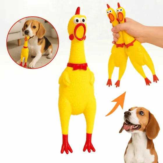 Brinquedo Pet Cães Frango Gritando 31Cm The Pets
