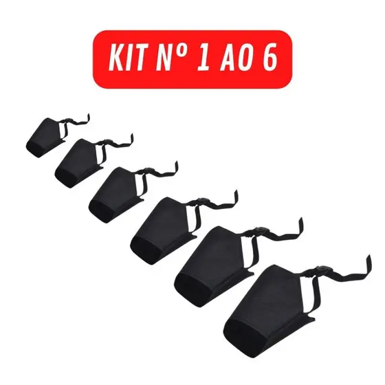 Kit Focinheira Nylon Nº1 ao Nº6