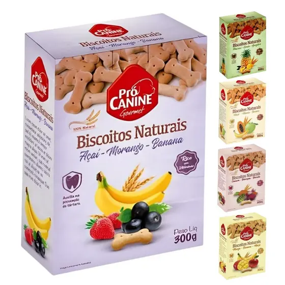 Petisco Biscoito Natural para Cachorro PróCanine 300g