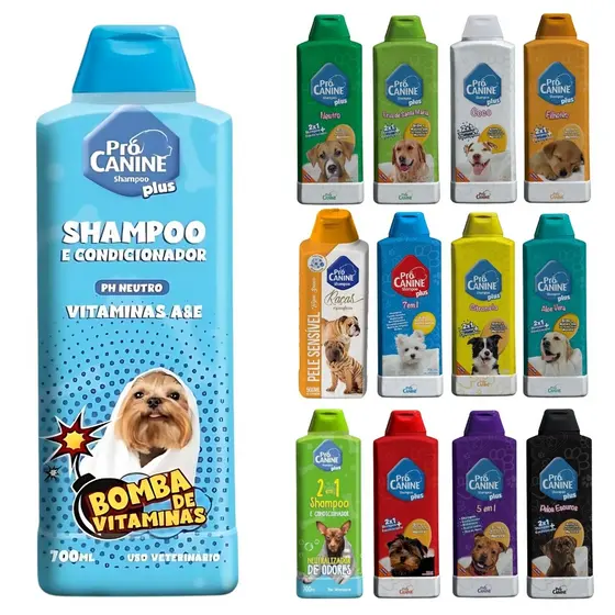 Shampoo e Condicionador Cachorro Cães PróCanine 700ml