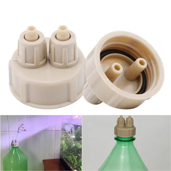 Kit 2 Tampas Co2 Caseiro Garrafa Padrão Pet Aquarista Pro