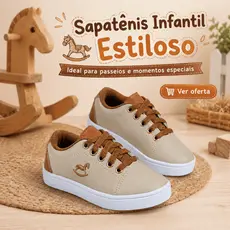 Sapatenis Infantil Menino | Ideal Para Passeios Com Conforto e Estilo Para Seu Menino | COMPRE JÁ!