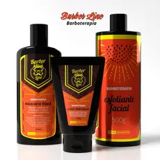 KIT Limpeza Facial - BARBOTERAPIA Barber Line