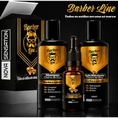 Kit barba Balm Shampoo Óleo Cheiro De Rico