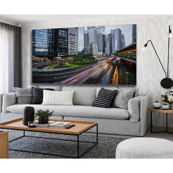 Quadro Decorativo grande Sala Recepção 100x50 Cidade