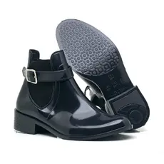 Bota Galocha Feminina Impermeável Coturno