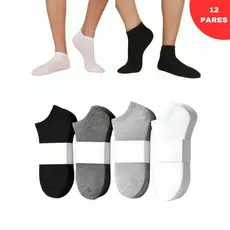 Kit 24 Pares Meias Soquetes ótima qualidade unissex