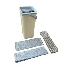 Esfregao Mop Giratorio Balde Limpador Casa Facil Refis Duplo Absorcao