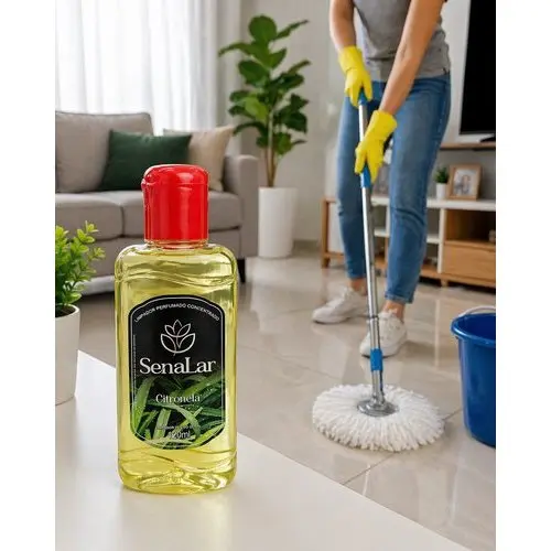 Limpador Concentrado Repelente Citronela Fragrancia Fresca Embalagem Practica 120ml