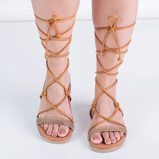 Papete Birken do 34 ao 44 modelo AMARAÇÃO COM STRASS solado alto Feminina Sandália  Rasteirinha