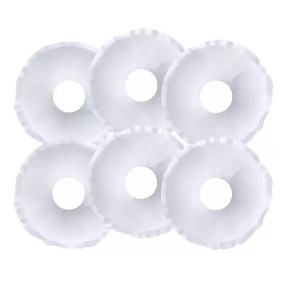 Kit 6 Rosquinhas De Amamentação Algodão Seios Peito Lavável