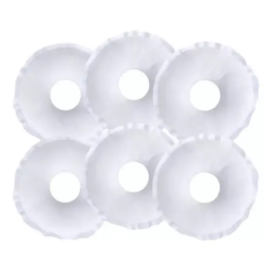 Rosquinha de Amamentação Lavável Macia 100% algodão kit 30 unid.