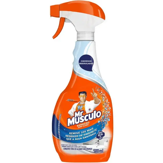 Desinfetante para Uso Geral Mr Músculo Banheiro Borrifador 500ml
