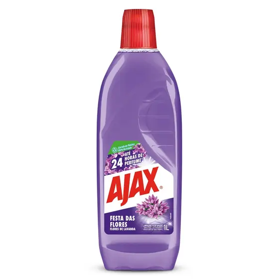 Limpador Diluível Ajax Festa das Flores Lavanda 1l