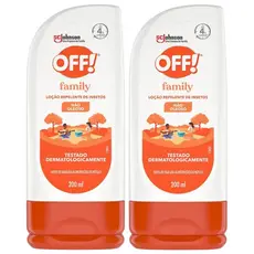 Kit 2 Repelente de Insetos Off! Loção Family 200ml