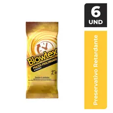 Preservativo Blowtex Retardante 6 Unidades