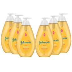 KIT 6 Shampoos Johnson's Baby Regular 750ml