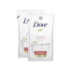 Kit 2 Refis Sabonete Líquido Dove Água Micelar Anti-Stress 200ml 