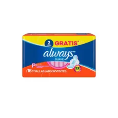 Absorvente Always Super Proteção Suave com abas 16 Unidades