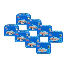 Kit 8 Fraldas Turma da Mônica Baby Jumbo RN com 36un cada