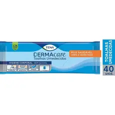 Toalhas Umedecidas Tena Dermacare 40un