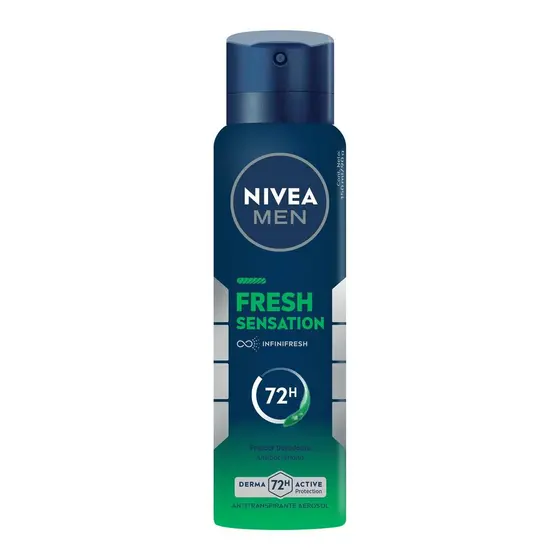 Desodorante Antitranspirante Aerossol NIVEA Fresh Sensation 150ml