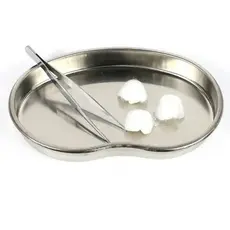 Bandeja Inox P/ Procedimento Médico Veterinário Podólogo Manicure OFERTA