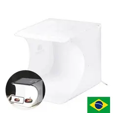 Mini Estúdio Fotográfico Photo Studio Led Usb Portátil Caixa De Luz Cenário Para Fotos