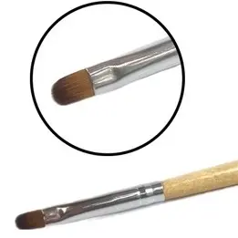Pincel N° 6 Lingua De Gato Para Unhas De Gel