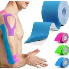 Fita Knesio Tape Bandagem adesiva funcional alivia a dor Bandagem Elástica 5cm X 5m - Fita Fisioterapia Ortopedia