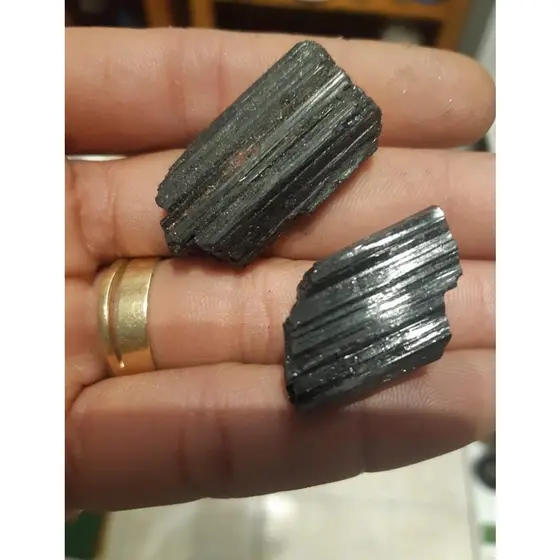 Turmalina Negra Pedra Natural Mineral