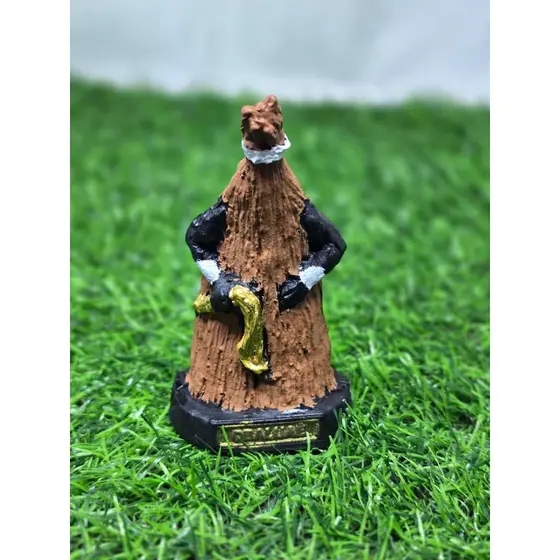 Obaluaê Orixá 9,5 cm Resina Decoração Esotérica Estátua
