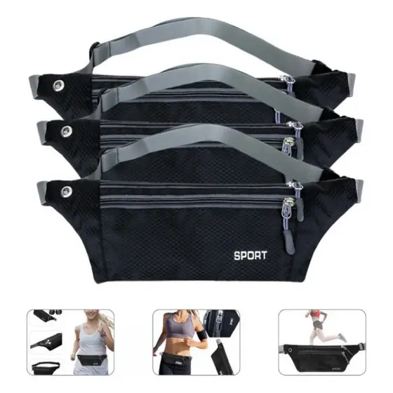 Pochete Fitness Academia Caminhada Slim Impermeável