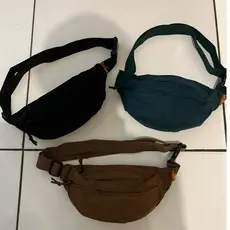 Bolsa De Cintura Pochete De Veludo Compacta